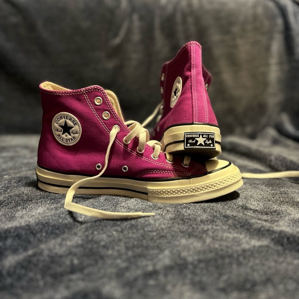Violet Converse All-Star High Tops